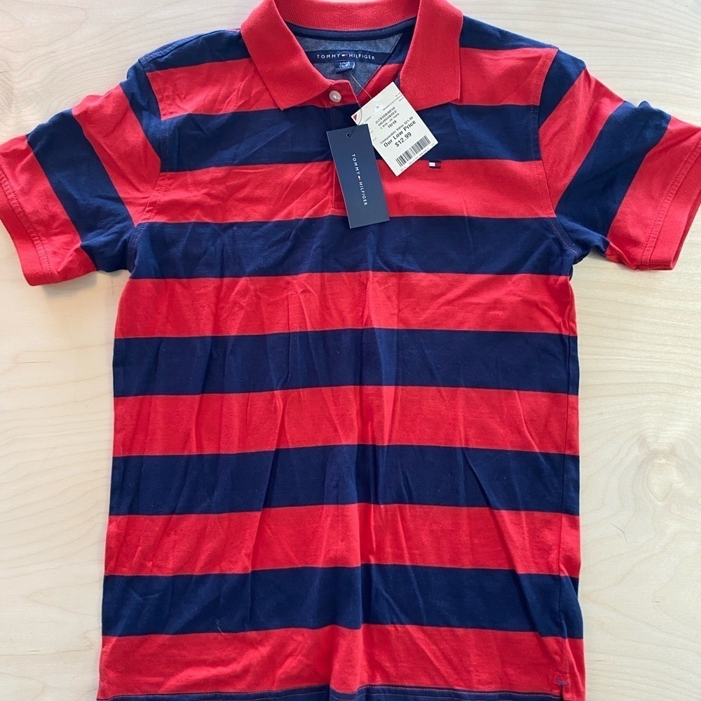 Tommy Hilfiger Polo Shirt size large (16/18) (EV)